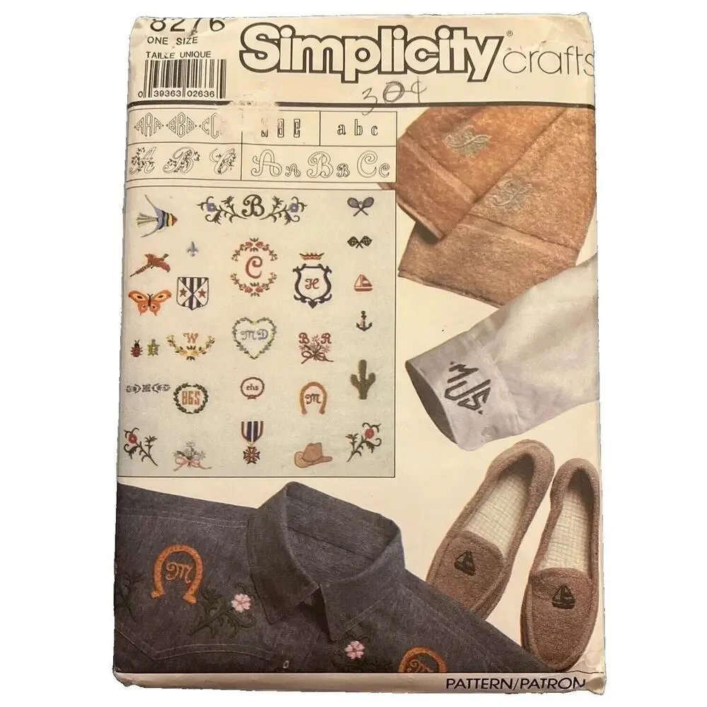 Rare Simplicity Iron-On Transfer Patterns Saguaro Horseshoe Alphabet NOS
